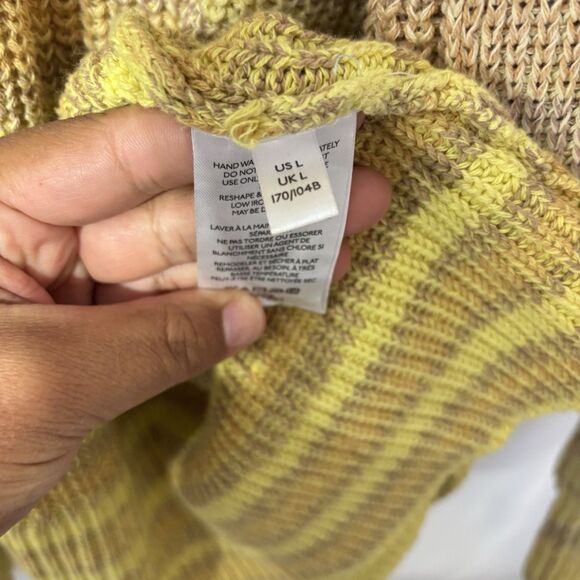 Anthropologie Pilcro Space Dye Cardigan Sweater Ombre Longline Size Large - Picture 7 of 9